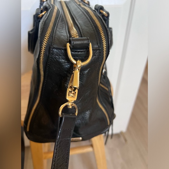 Rebecca Minkoff Leather Top Handle Bag, black - Picture 7 of 15